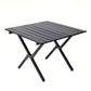 Camping Table 24x24" - Aluminum Folding Table for Outdoors Ultralight